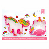 SET. 2 Emporte-pièces Licornes Magiques